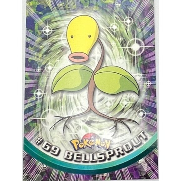 Bellsprout Pokemon Card Topps #69 TV Animation Edition Series Black Logo - Picture 4 of 5